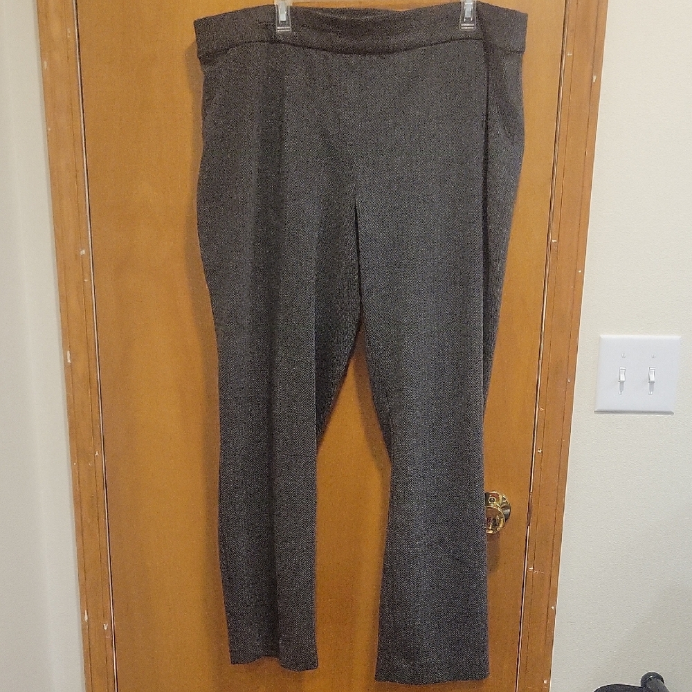 CJ Banks Charcoal Gray Women's Trousers